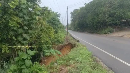 VÍDEO: PB-018, localizada no Conde, é parcialmente interditada por causa das chuvas