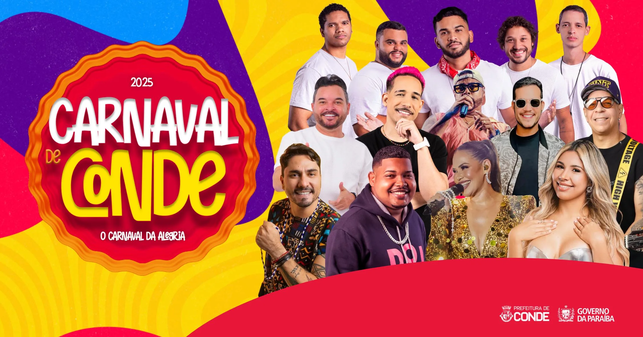 Conde divulga programação oficial do Carnaval 2025