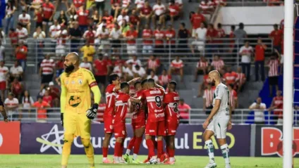 CRB goleia o Sousa no Rei Pelé e entra no G-4 do Grupo A da Copa do Nordeste