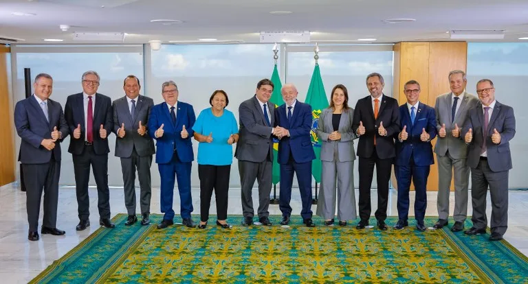 João Azevêdo em reunião do Consórcio Nordeste