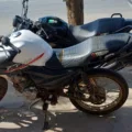 Moto apreendida pela PRF