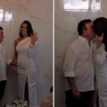 AMOR REAL: Amado Batista se casa com jovem 50 anos mais nova; casal celebra o amor