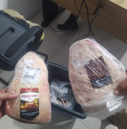 Em JP, homem é preso após furtar quatro peças de picanha para trocar por drogas