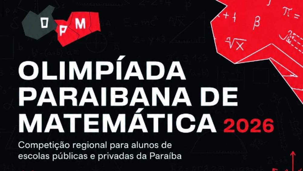 Inscrições para Olimpíada Paraibana de Matemática seguem abertas até 9 de agosto