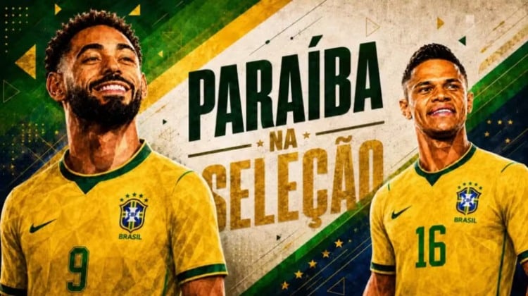 Feito inédito: dois paraibanos participam da estreia da Seleção Brasileira na Copa do Mundo de 2026