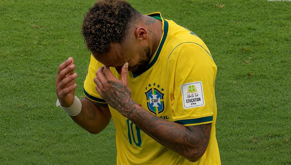 Neymar sinaliza despedida da Seleção após eliminação do Brasil na Copa: “Tentei, agora acabou”